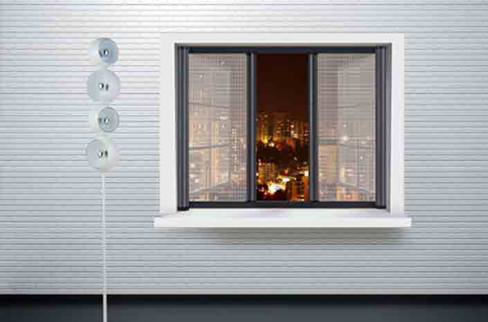 凯铭德隐形回卷纱窗